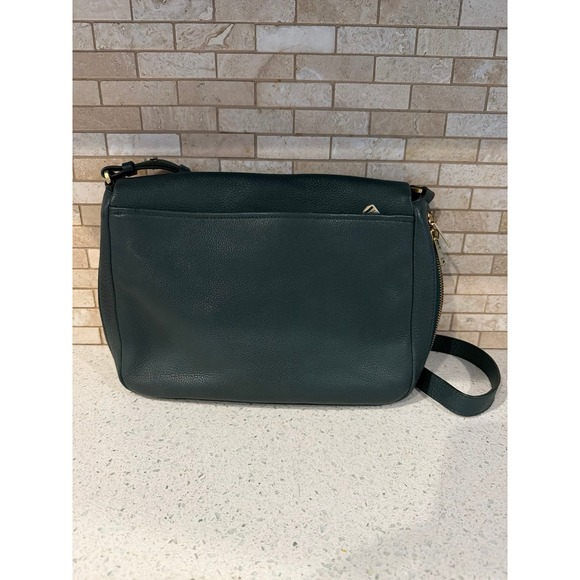 Fossil Preston green Flap Leather Crossbody Purse - Picture 2 of 4